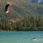 Kiteboarder at June Lake, CA