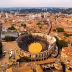 Aerial View Of Nimes, France