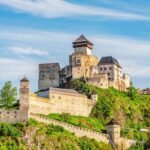 Trencin Castle In Slovakia, Central Europe