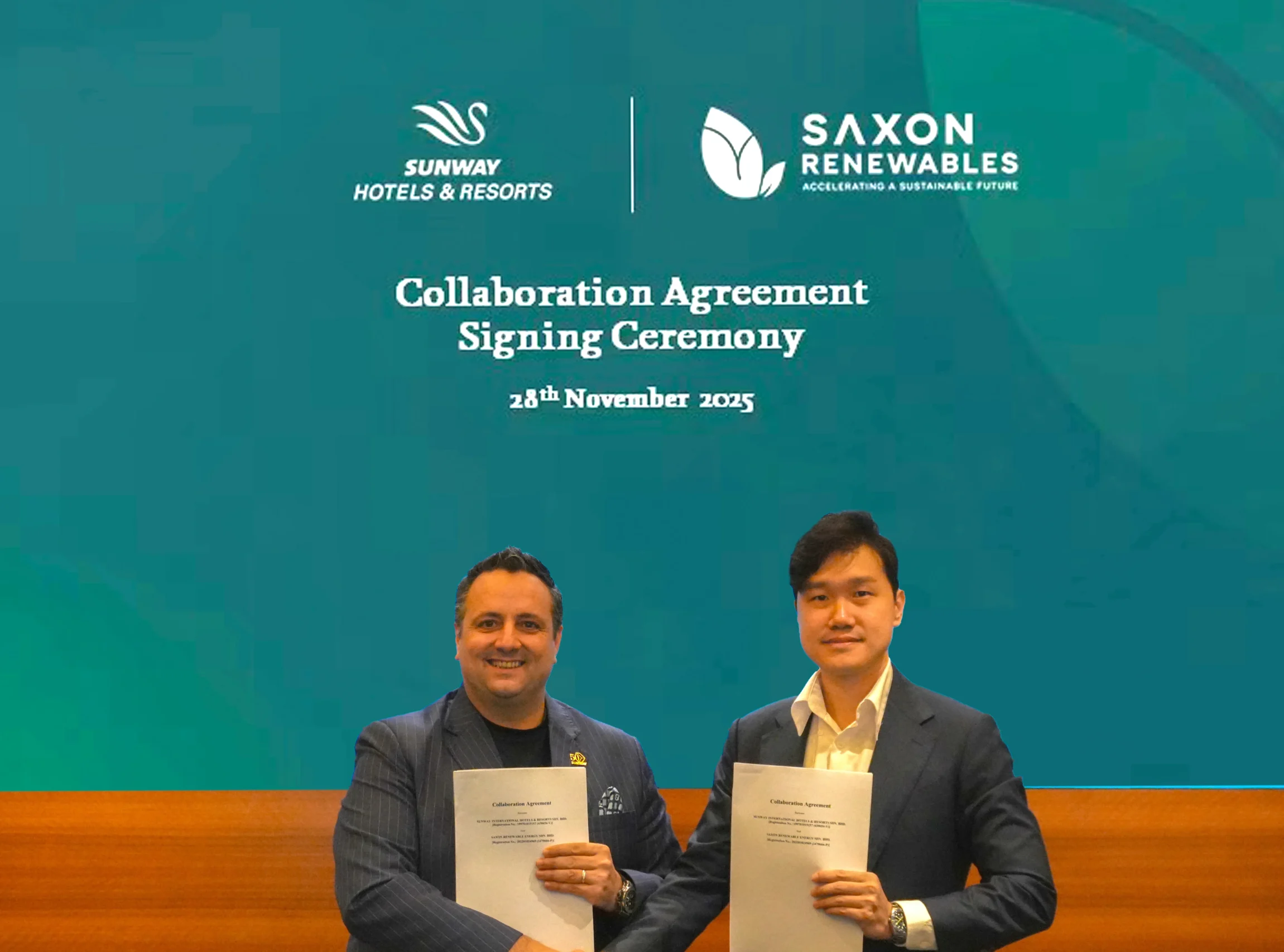 Sunway Hotels & Resorts Partners with Saxon Renewables