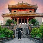 Minh Lau pavilion at Minh Mang Emperor Tomb, Hue, Vietnam