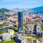 Aerial View Of Bilbao, Basque Country, Spain