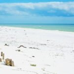 White sand beach in Port St. Joe